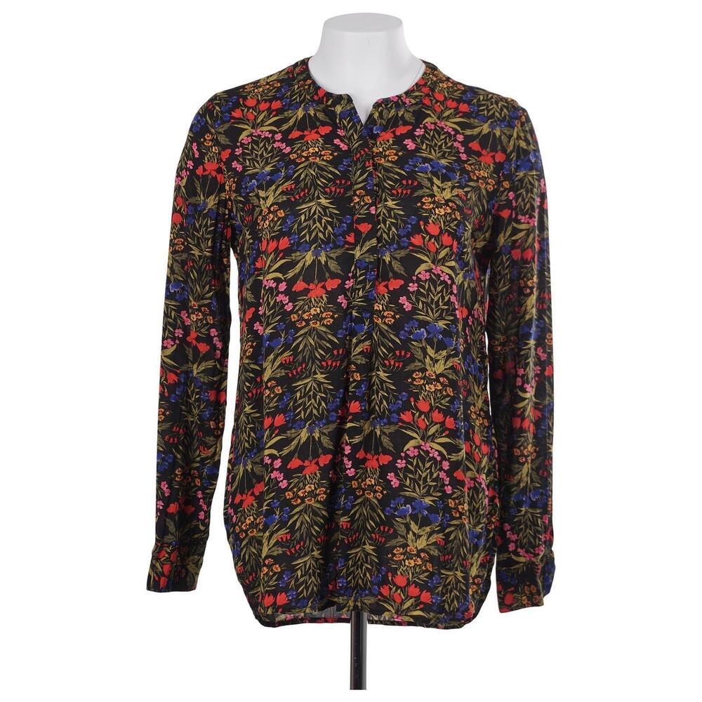 Old Navy The Tunic Shirt M Colorful Floral Print Long Sleeve Casual Pullover Top